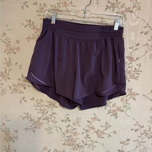 Lululemon Hotty Hot Shorts - Size 8 (Color Grape Thistle)